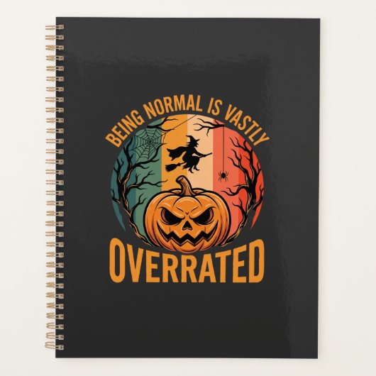 Halloween Normaal Zijn Is Heel Erg Ongewaardeerd H Planner (Voorkant)