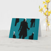halloween nosferatu kaart (Gele Bloem)