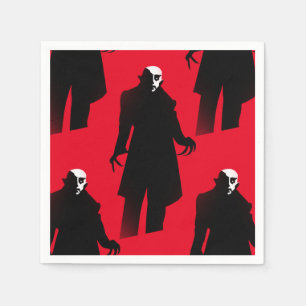 halloween nosferatu papier servet