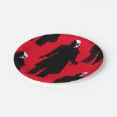 Halloween nosferatu papieren borden bordje (Gekanteld)