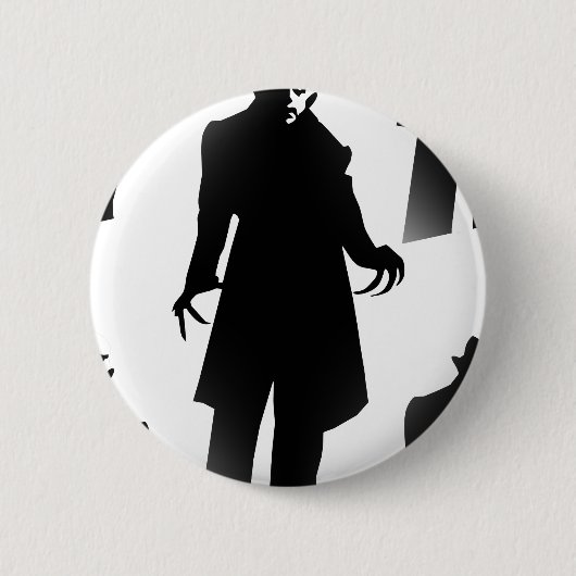 halloween nosferatu ronde button 5,7 cm (Voorkant)