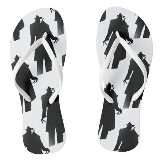 halloween nosferatu schoenen teenslippers sandalen (Voetbed)