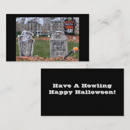 Halloween Note-kaarten Notitiekaartje (Voorkant / Achterkant)
