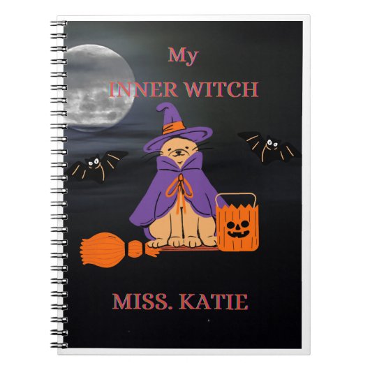 Halloween notebook for intuitive women notitieboek (Voorkant)