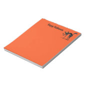 Halloween Notepad Black Cat Notitieblok (Linkerzijde)