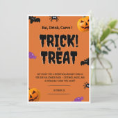 halloween Notes, Trick or Treat Kaart (Staand voorkant)