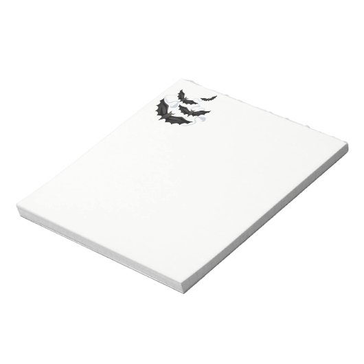 Halloween Notitieblok Black Bats (Linkerzijde)