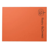 Halloween Notitieblok Pumpkin (Voorkant)