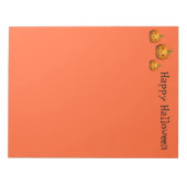 Halloween Notitieblok Pumpkins (Voorkant)