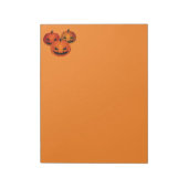 Halloween Notitieblok-Scary pomkins Notitieblok (Linkerzijde)