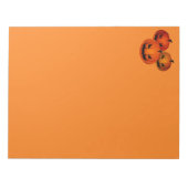 Halloween Notitieblok-Scary pomkins Notitieblok (Voorkant)