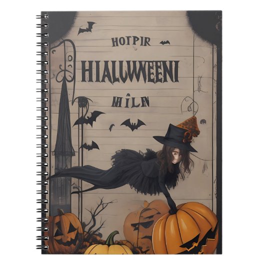  Halloween notitieboek (Voorkant)