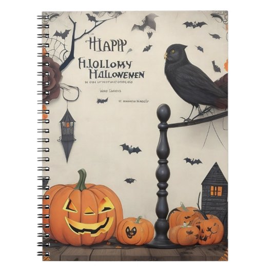 Halloween notitieboek (Voorkant)
