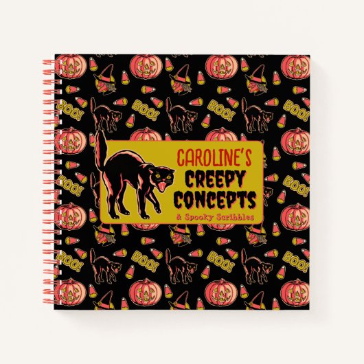 Halloween notitieboek (Voorkant)