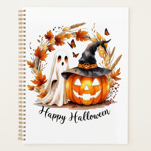 Halloween-Notitieboek Planner (Voorkant)
