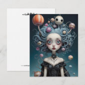 Halloween Notitiekaart Notitiekaartje (Voorkant / Achterkant)