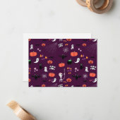 Halloween Notitiekaartje (Voorkant / Achterkant in situ)