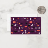 Halloween Notitiekaartje (Voorkant / Achterkant in situ)