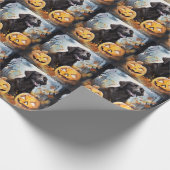 Halloween Nova Scotia met pompoenen eng Cadeaupapier (Hoek)