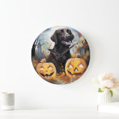 Halloween Nova Scotia met pompoenen eng Grote Klok (Huis)