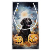 Halloween Nova Scotia met pompoenen eng Klein Cadeauzakje (Achterkant)