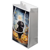 Halloween Nova Scotia met pompoenen eng Klein Cadeauzakje (Achterkant Gekanteld)