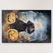 Halloween Nova Scotia met pompoenen eng Legpuzzel (Horizontaal)