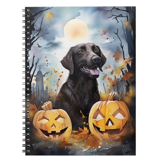 Halloween Nova Scotia met pompoenen eng Notitieboek (Voorkant)