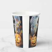 Halloween Nova Scotia met pompoenen eng Papieren Bekers (Links)