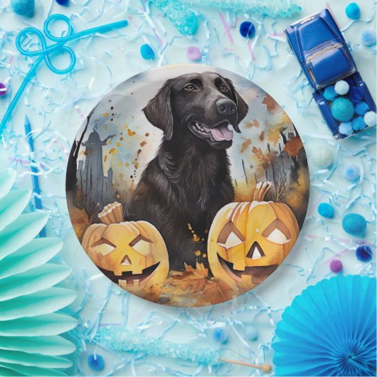 Halloween Nova Scotia met pompoenen eng Papieren Bordje (Feest)