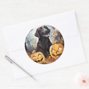 Halloween Nova Scotia Met Pompoenen Eng  Ronde Sticker