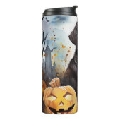 Halloween Nova Scotia met pompoenen eng Thermosbeker (Gedraaid links)