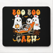 Halloween Nurse Boo Boo Crew Ghost Doctor Paramedi Muismat (Voorkant)