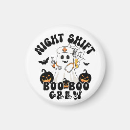 Halloween Nurse - BOO BOO Crew Ghost Magneet