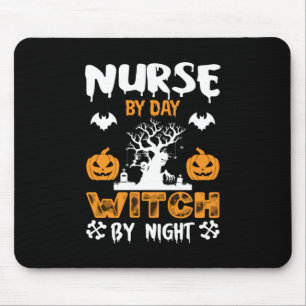 Halloween Nurse By Day Witch Night Birthday Muismat