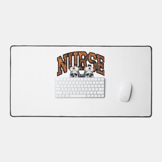 Halloween Nurse Coquette Bow Classic T-shirt Bureaumat (Keyboard & Muis)