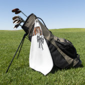 Halloween Nurse Coquette Bow Classic T-shirt Golfhanddoek (Groen)