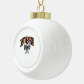 Halloween Nurse Coquette Bow Classic T-shirt Keramische Bal Ornament (Rechts)