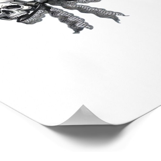 Halloween Nurse Coquette Bow Classic T-shirt Poster (Hoek)