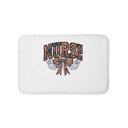 Halloween Nurse Coquette Bow Herfst Classic T-shir Badmat (Voorkant)