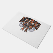 Halloween Nurse Coquette Bow Herfst Classic T-shir Deurmat (Schuin)