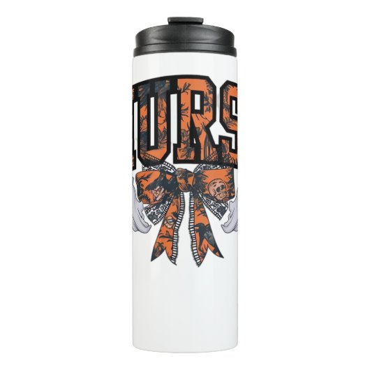 Halloween Nurse Coquette Bow Herfst Classic T-shir Thermosbeker (Voorkant)