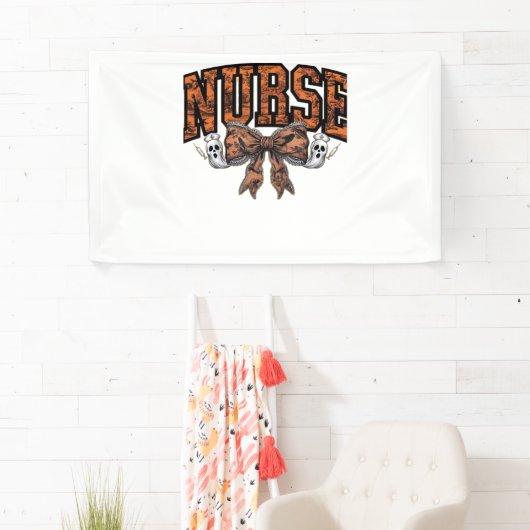 Halloween Nurse Coquette Bow Spooky Classic T-Shir Spandoek (Insitu)