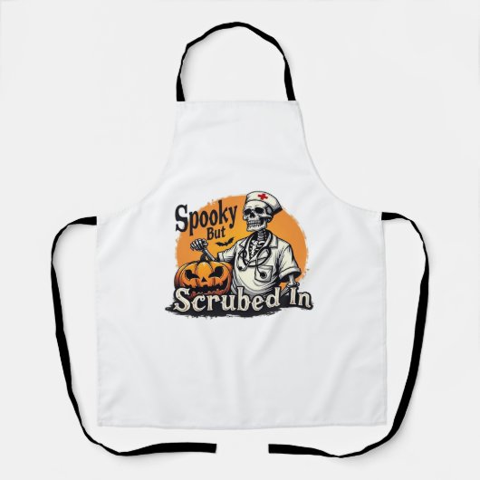 Halloween Nurse Design Oversized T-shirt Schort (Voorkant)