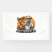 Halloween Nurse Design Oversized T-shirt Spandoek (Horizontaal)