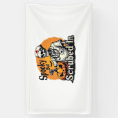 Halloween Nurse Design Oversized T-shirt Spandoek (Verticaal)