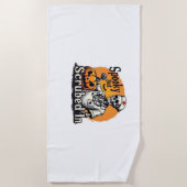 Halloween Nurse Design Oversized T-shirt Strandlaken (Voorkant)