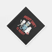 Halloween Nurse Funny Ghost Skeleton Zombie Essent Servet (Hoek)