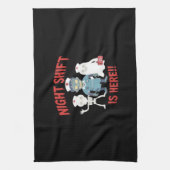 Halloween Nurse Funny Ghost Skeleton Zombie Essent Theedoek (Verticaal)