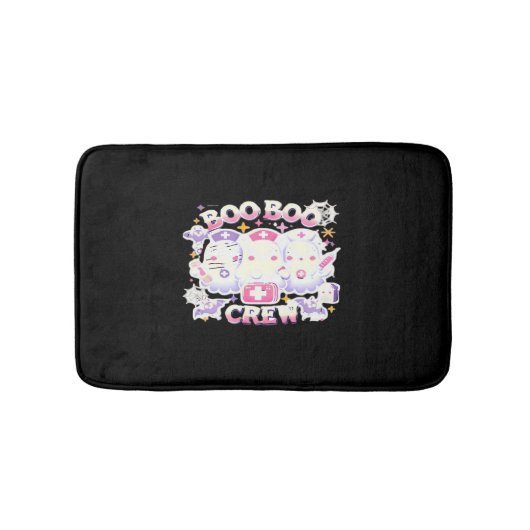 Halloween Nurse Ghost Squad Boo Boo Crew Funny Spo Badmat (Voorkant)
